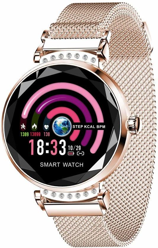 stimuleren specificatie Masaccio SmartWatch - Vrouwen Horloge - Goudkleurig - Smartwatch Trends