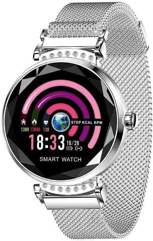 prieel Van storm fee SmartWatch -Activity Tracker - Vrouwen Horloge - Zilverkleurig - Smartwatch  Trends