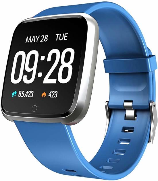 behuizing streepje stropdas Smartwatch Active - Hartslagmeter - Android/IOS - Zilverkleurig -  Smartwatch Trends